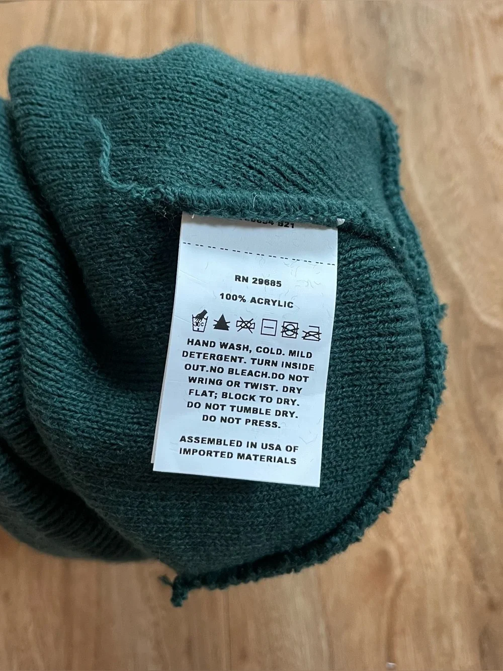 Pendleton Dark Green beanie